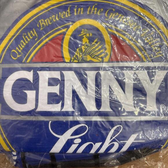 Vtg 1994 Genny Light Beer Inflatable Race Car #1 Bar Promo 24"×12" Unused & New​ - Picture 9 of 9